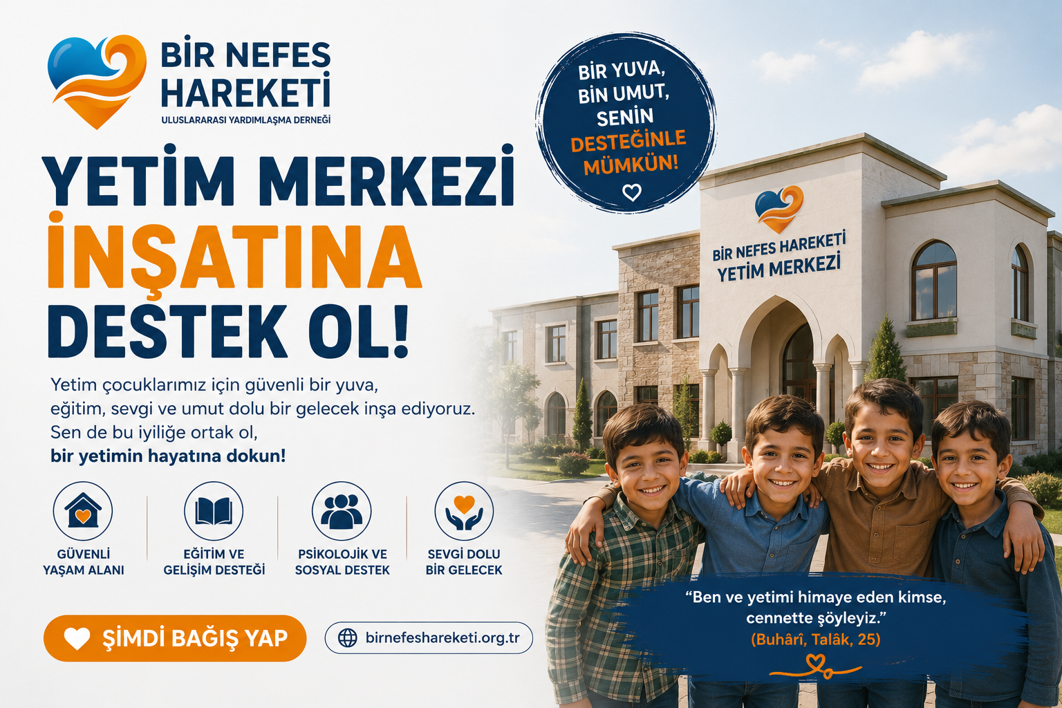 YETİM MERKEZİ YAPIMI YARDIMI